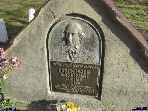 Лысково.  Надмогилие Францишка Карпинского