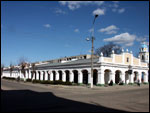 Pružany.  Market rows 