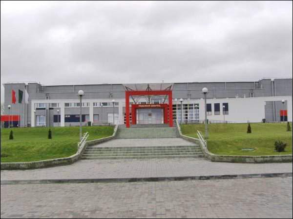 Pružany. Town streets