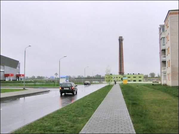 Pružany. Town streets