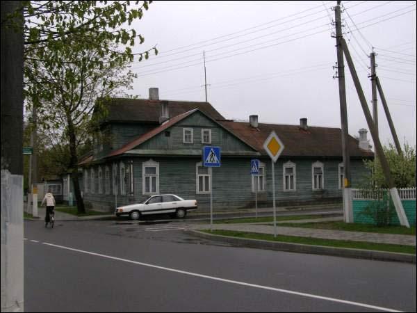 Pružany. Town streets