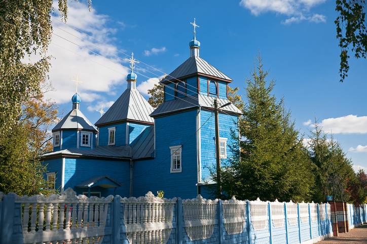 Bieražnoje. Orthodox church of St. Paraskieva