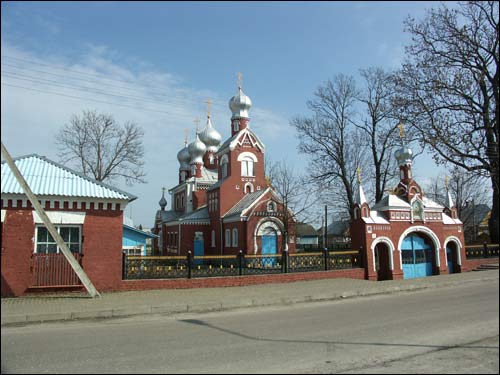 Давид-Городок |  Церковь Божией Матери Казанской. Царкоўны комплекс. Агульны выгляд