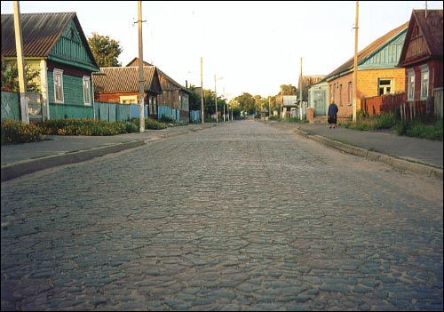 Davyd-Haradok. Town streets 