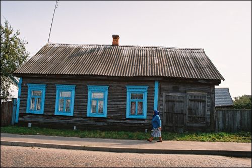 Davyd-Haradok. Town streets 