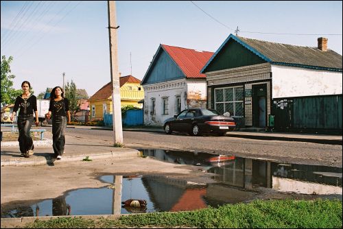 Davyd-Haradok. Town streets 