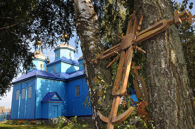 Vielamičy.  Orthodox church of St. Elijah