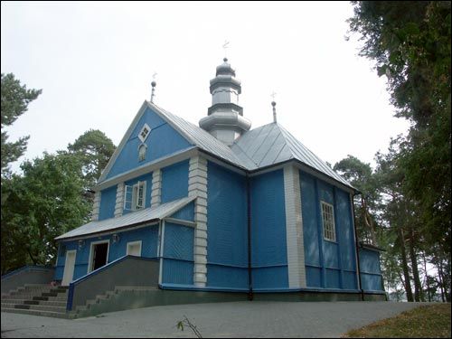 Chmieleva. Orthodox church of the Transfiguration