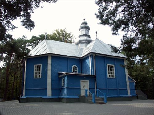 Chmieleva. Orthodox church of the Transfiguration