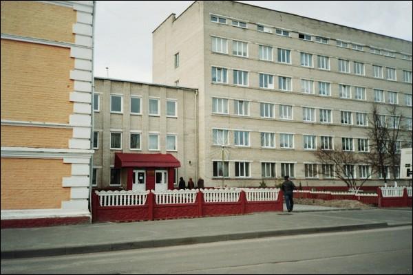 Dobruš. Town streets 