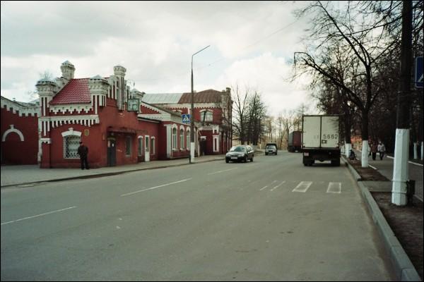Dobruš. Town streets 