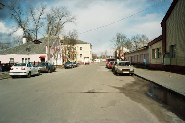 Dobruš. Town streets 