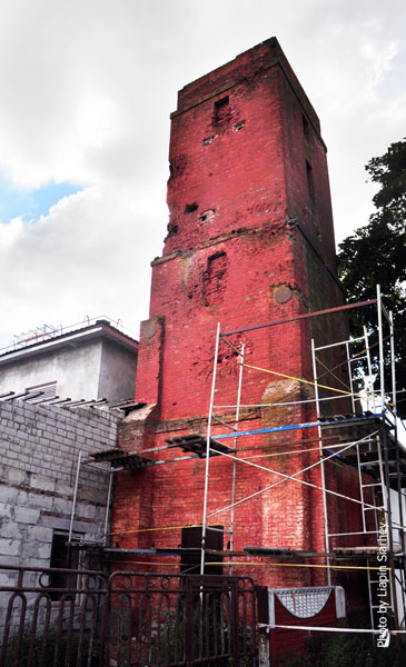 Dobruš. Town streets 