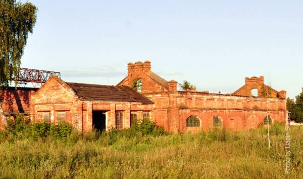 Dobruš. Town streets 