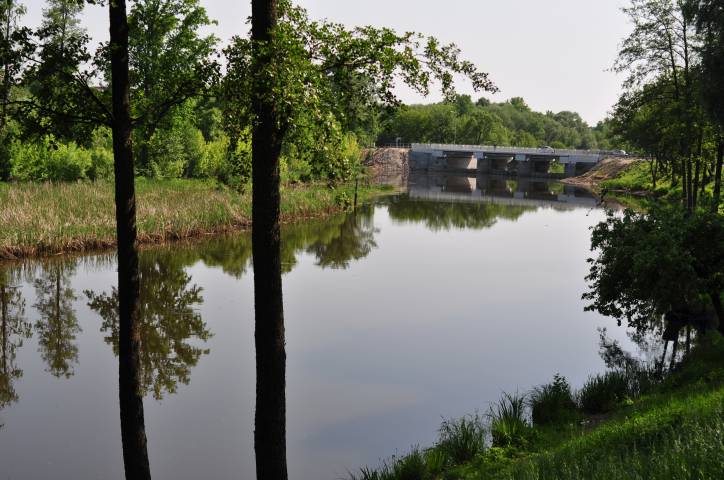Dobruš. Town streets 