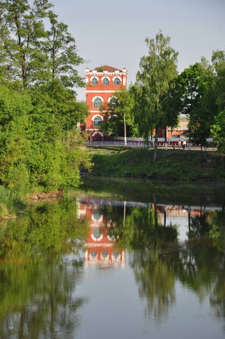 Dobruš. Town streets 