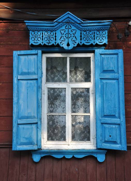 Dobruš. Town streets 