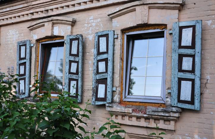 Dobruš. Town streets 