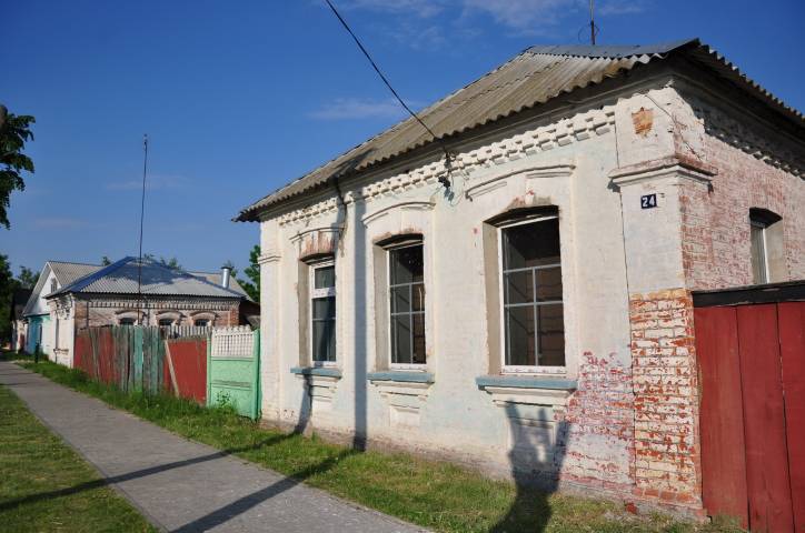 Dobruš. Town streets 
