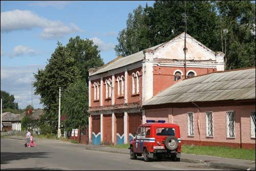 Dobruš. Town streets 