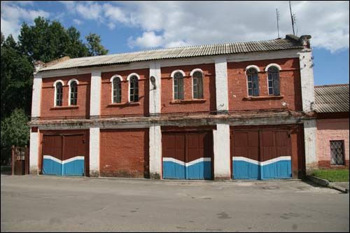 Dobruš. Town streets 