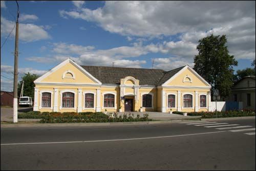 Dobruš. Town streets 
