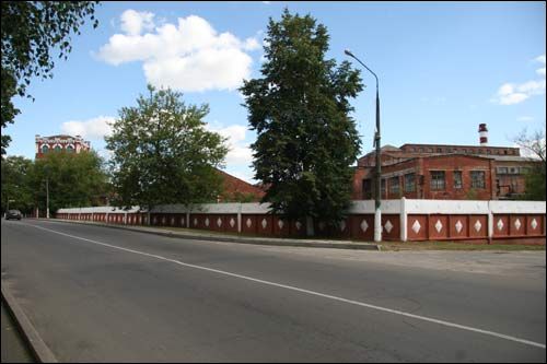 Dobruš. Town streets 