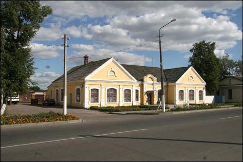 Dobruš. Town streets 