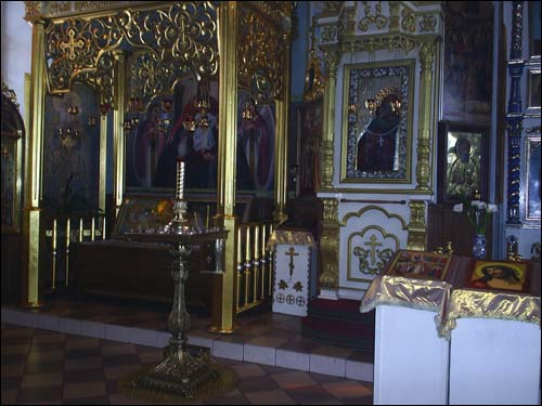 Карма |  Царква Покрыва Прасвятой Багародзіцы. Інтэр'ер. Фрагмент