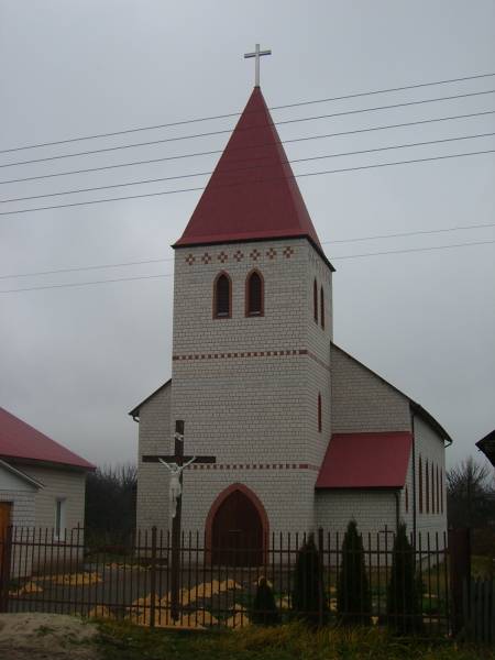 Траецкі касцёл, асвячоны Казімірам Свёнткам Калінкавічы. Вуліцы гораду
