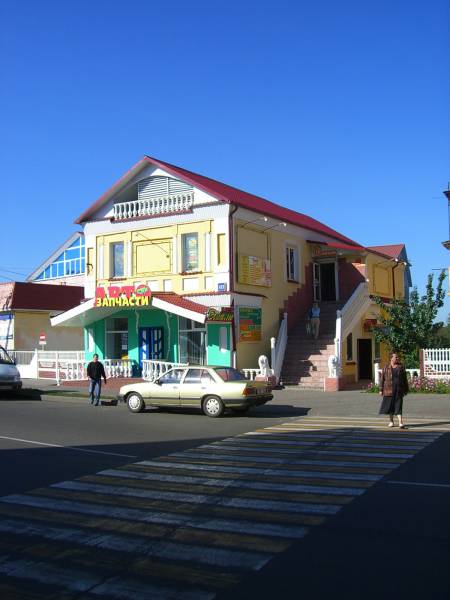 Забудова вуліцы Савецкай Калінкавічы. Вуліцы гораду