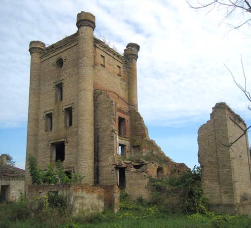  - Dwór Jastrzębskich. Ruiny gorzelni (koniec XIX wieku) w Borysowszczyznie