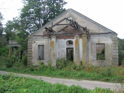  - Dwór Jastrzębskich. Dom zarządcy, fragment