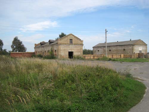  - Dwór Jastrzębskich. Dwór gospodarczy, fragment