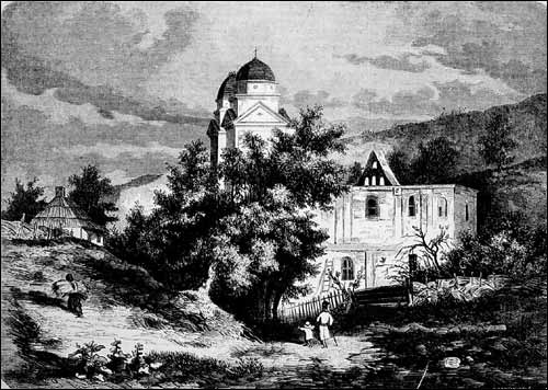  - Церковь и монастырь Святого Архангела Михаила. Костёл бернардинцев в Мозыре (Tygodnik ilustrowany, 1865)