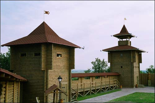 Mazyr. Site of ancient castle 