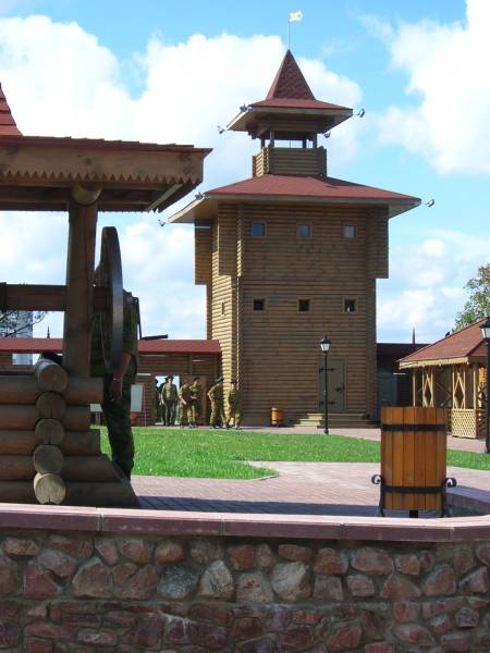 Mazyr. Site of ancient castle 