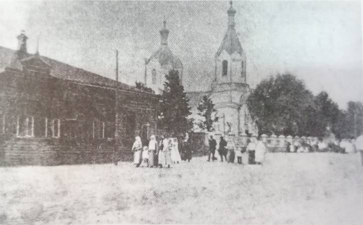 Žłobin. Orthodox church of the Holy Trinity