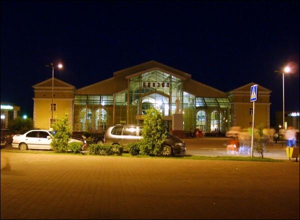 Žłobin. Town streets 