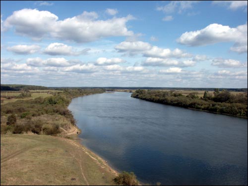 Žłobin. Town streets 