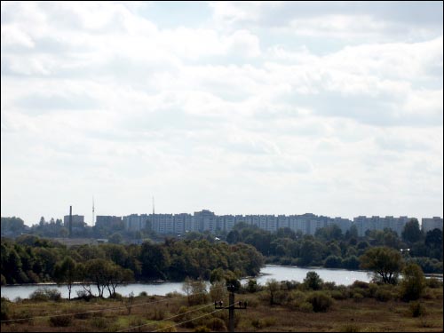 Žłobin. Town streets 
