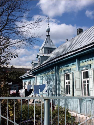 Žłobin. Town streets 