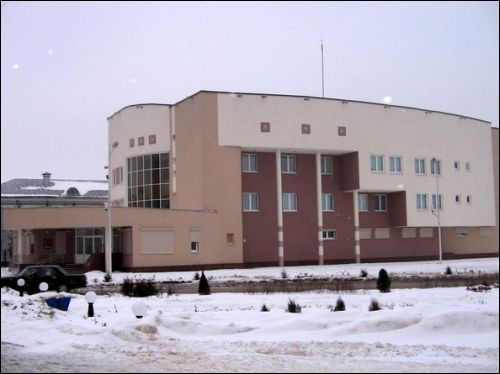 Žłobin. Town streets 