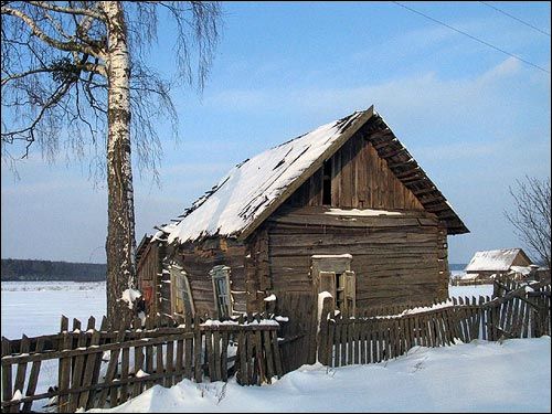 У вёсцы  Харомцах. Хатка  - У вёсцы . Хатка