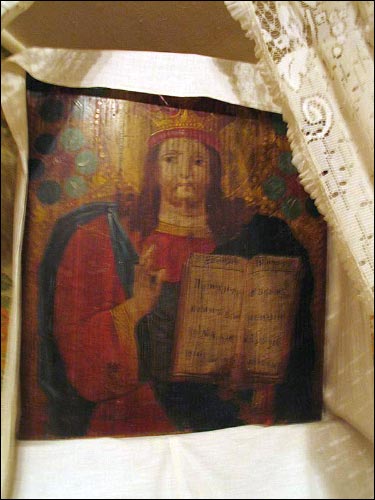 У вёсцы  Харомцах. Хата. Абраз  - У вёсцы . Хата. Абраз