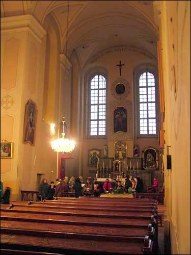  - Catholic church of St. Kosma and St. Damian. Interior, fragment