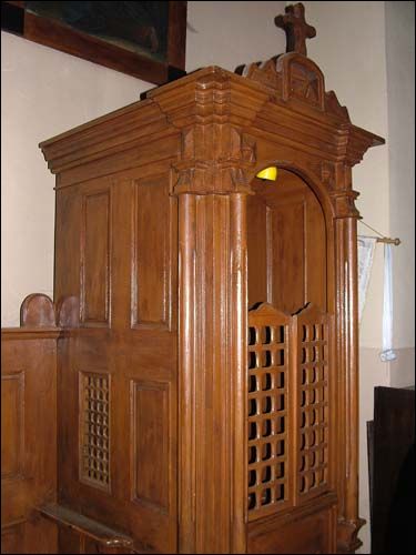  - Catholic church of St. Kosma and St. Damian. Interior, fragment