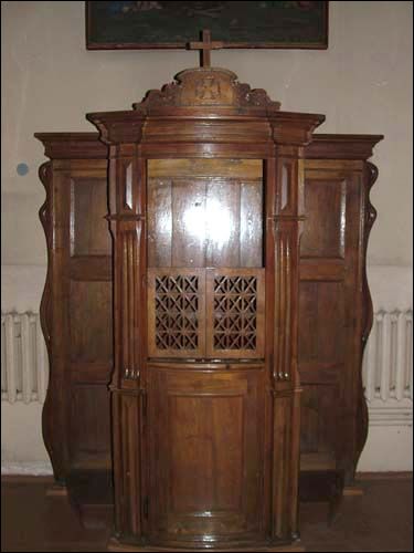  - Catholic church of St. Kosma and St. Damian. Interior, fragment