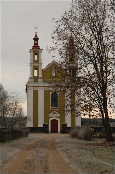 Bystryca. Catholic church of the Exaltation of the Holy Cross