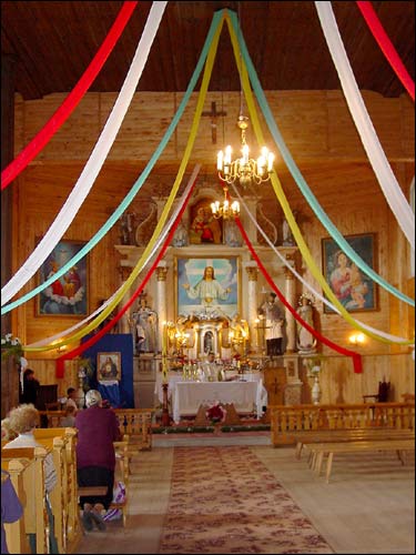 Kiemieliški. Catholic church of the Birthday of the Blessed Virgin Mary